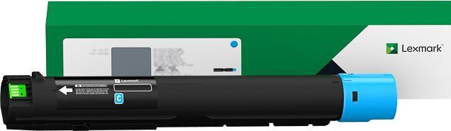 Actual product image Lexmark Cyan - original - toner cartridge (C)