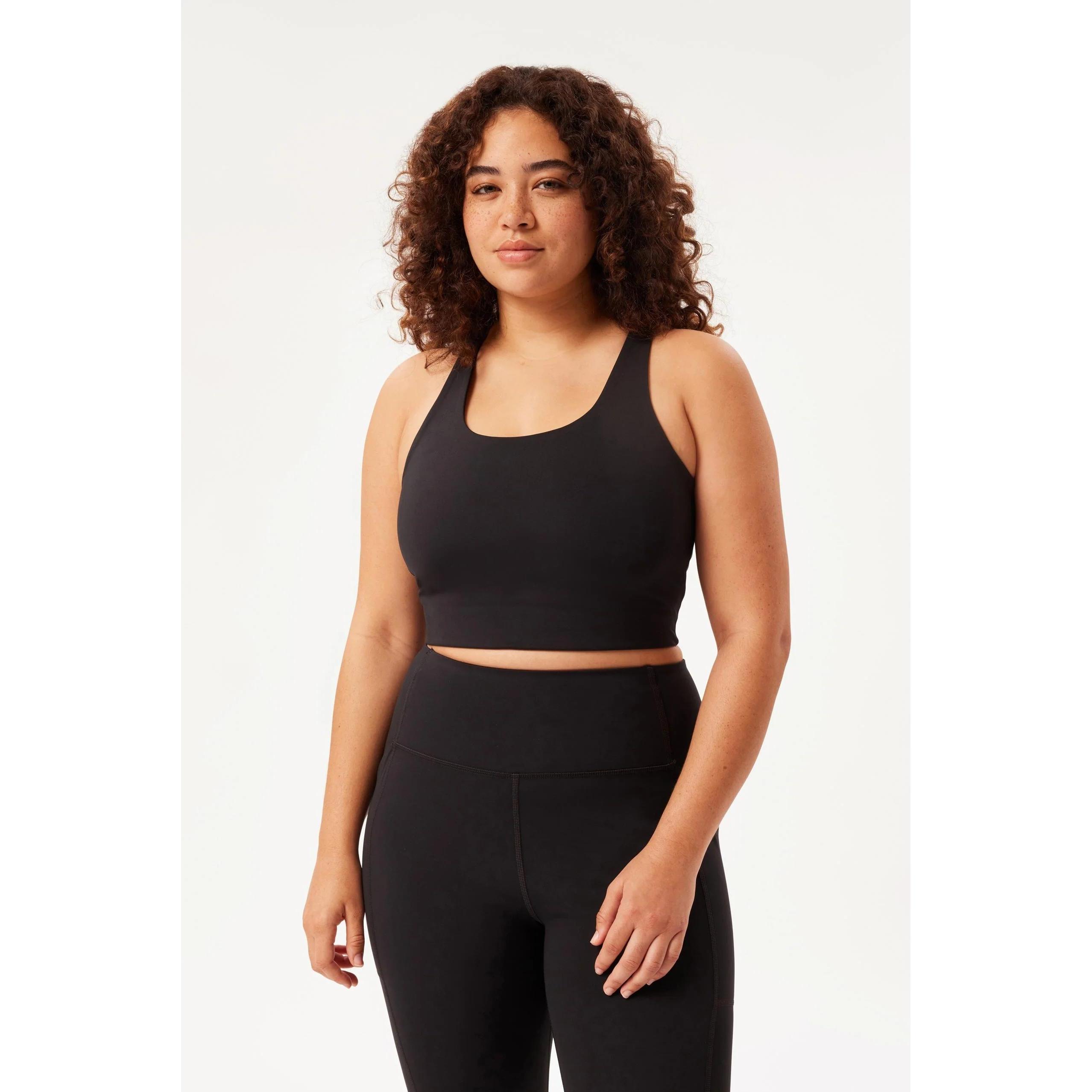 Thumbnail - Girlfriend Collective, Sport-BH, damen-sport-bh paloma (XS), Schwarz, XS