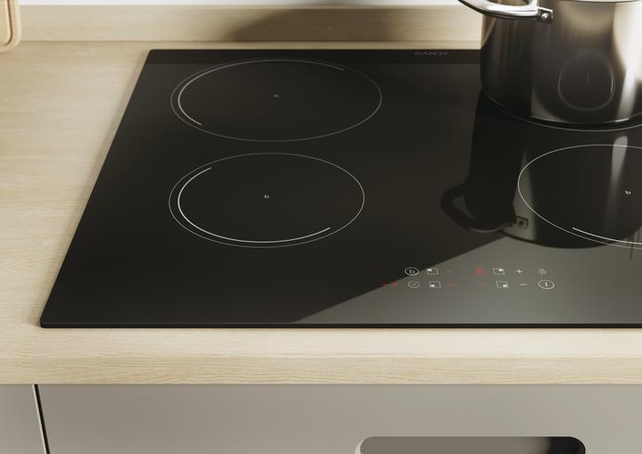 Actual product image Candy Idea KRCDJ642 Black Built-in 59 (59 cm, Induction hob)