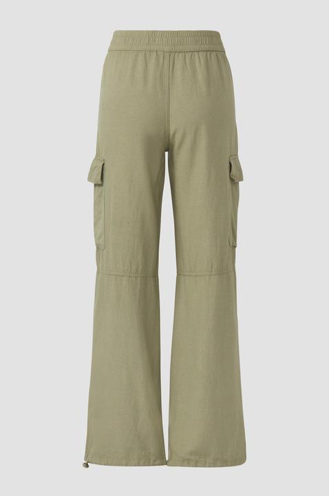 Actual product image S.Oliver Hose Cargo-Hose aus Leinenmix mit Kordelzug am Saum (32)