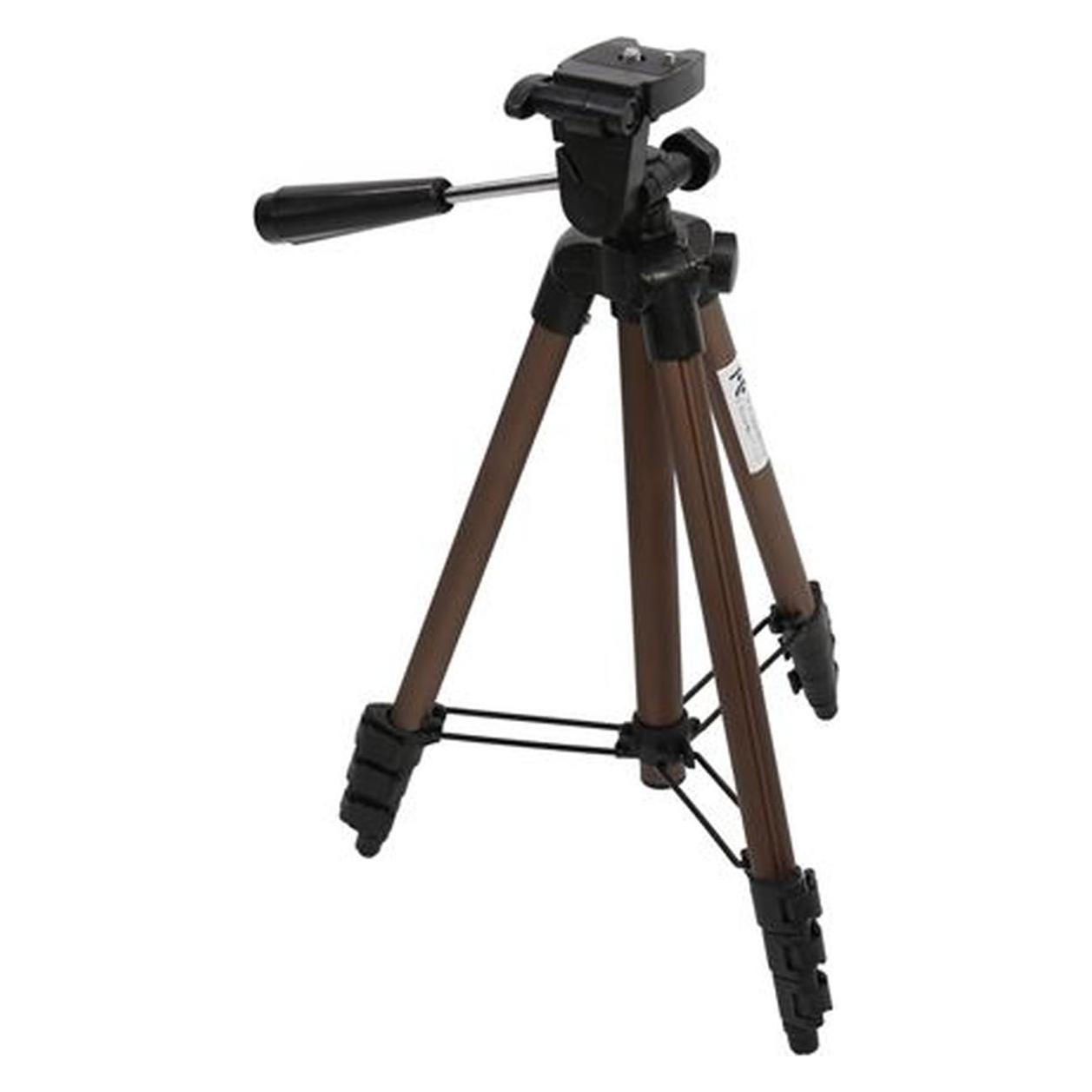 Falcon Eyes Aluminium Stativ + Kopf Ft-1120 H110 Cm (Metall), Stativ, Silber