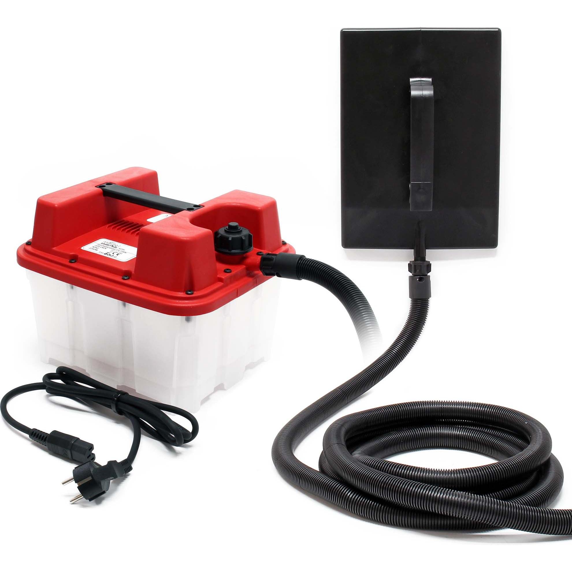 Wiltec Dampf Tapetenablöser, Dampfreiniger, Weiss, Rot