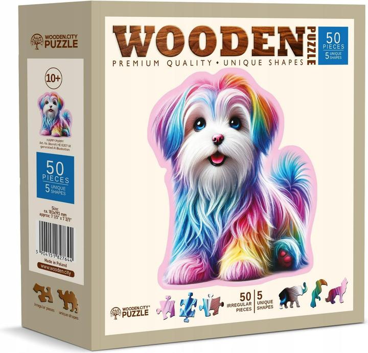 Immagine prodotto WoodenCity Happy Puppy (50 pezzi)