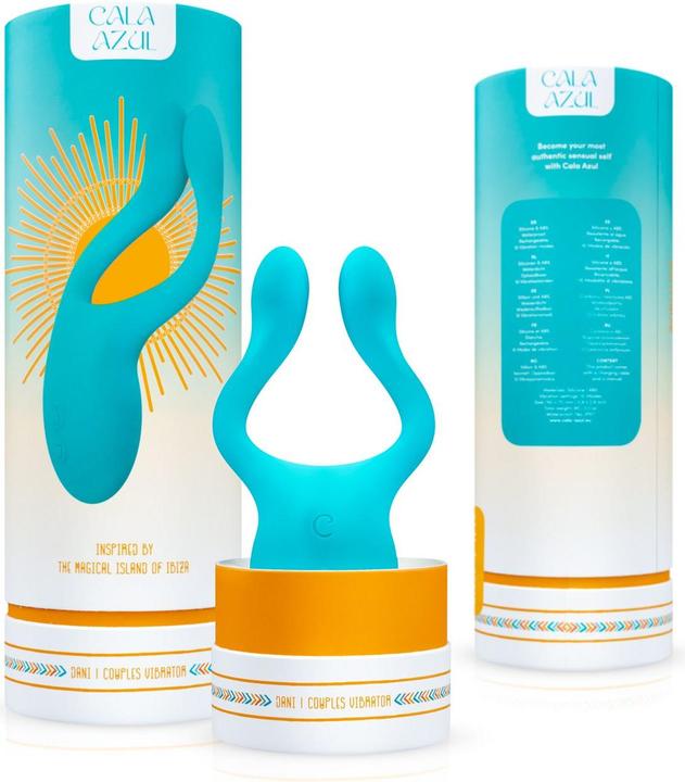 Actual product image Cala Azul Dani Couples Toy - Azul