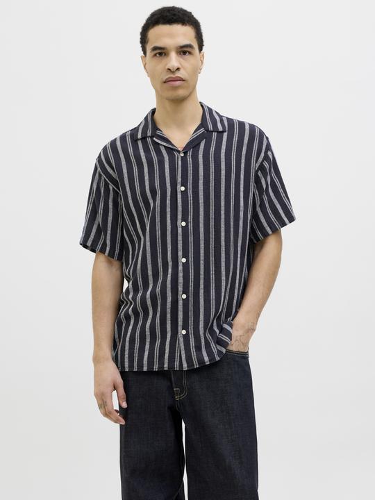 Produktbild Jack & Jones Jjeenzo Stripe Resort Shirt Ss Sn (L)