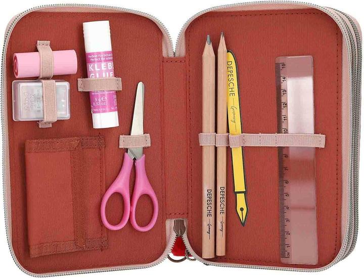 Produktbild Top Model TOPModel - Triple Pencil Case FUR EVER FRIENDS - Powdery Pink and Copper