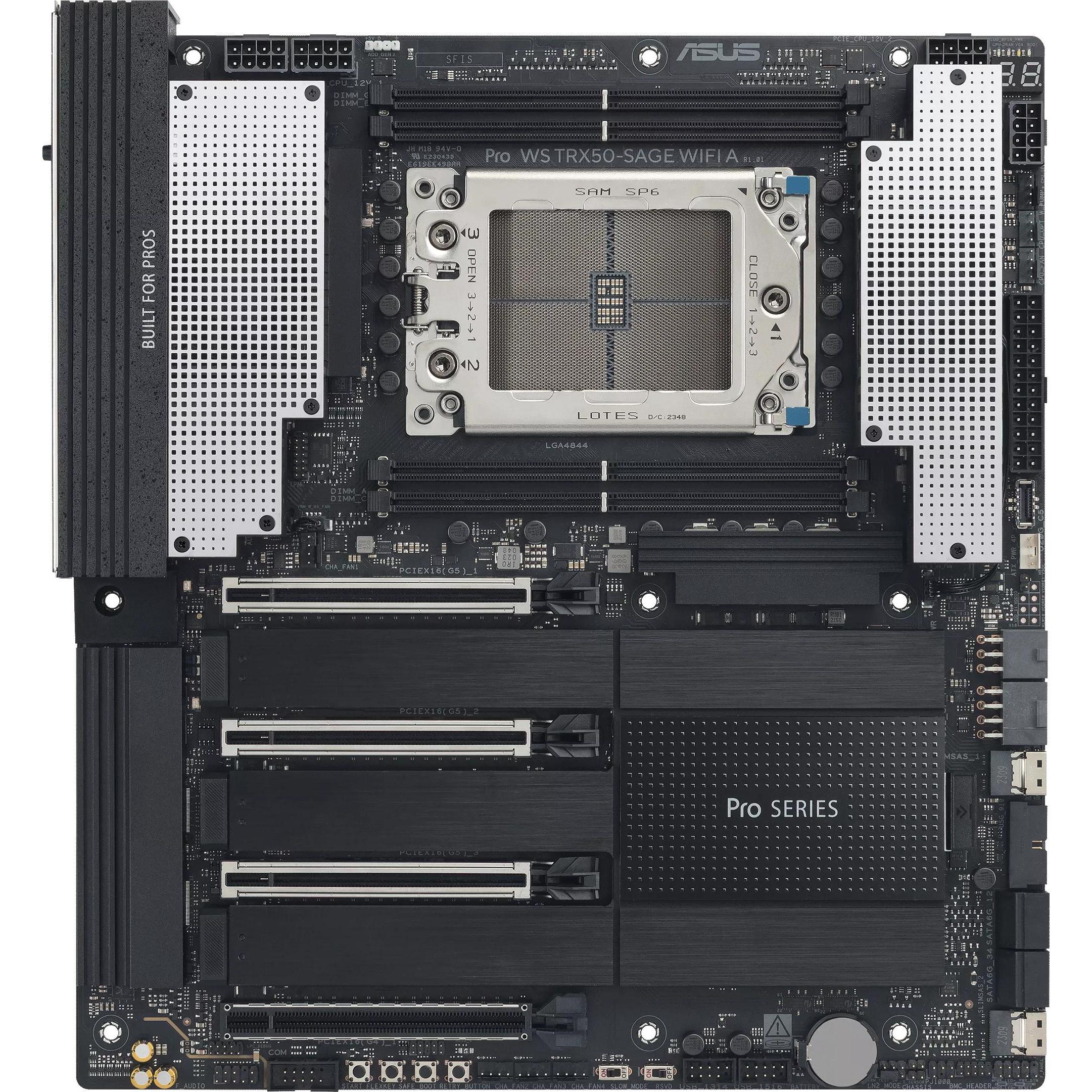 ASUS MB Pro Ws Trx50-Sage Wifi A (sTR5, AMD TRX50, SSI CEB), Mainboard