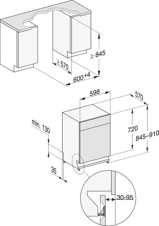 Image du produit Miele G 7605 SCU XXL Dishwasher, stainless steel