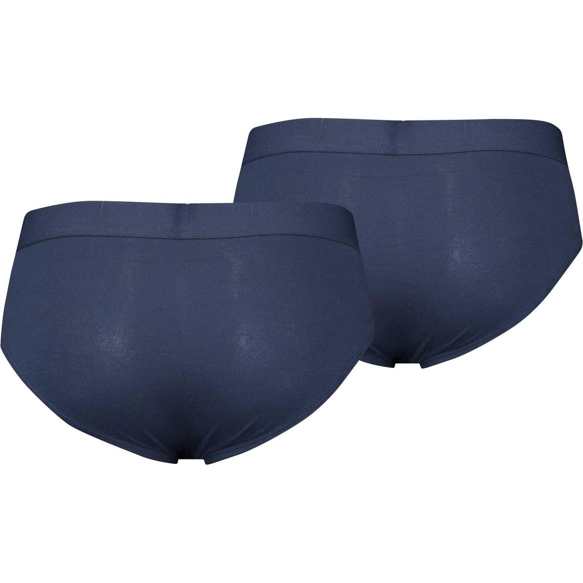 Thumbnail - Puma, Herren, Unterhosen, LEVIS Basic Brief, Blau, (L, 2er Pack)