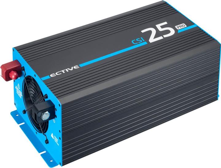Produktbild Ective CSI 25 PRO 2500W/12V Sinus-Wechselrichter mit Netzvorrangschaltung und Ladegerät (CH-Stecker)