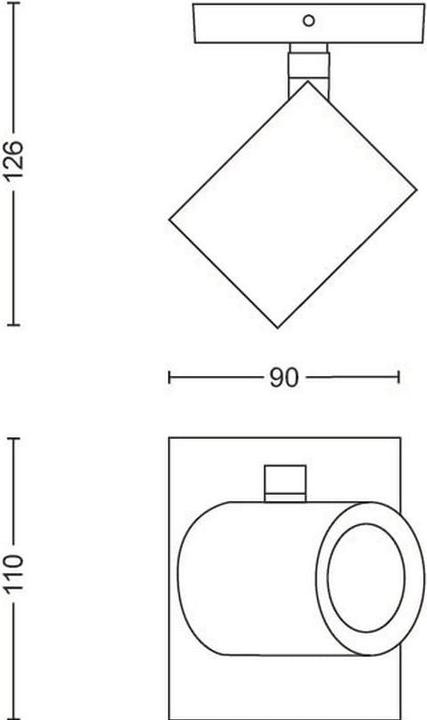 Productafbeelding Philips Hue Argenta (400 lm, GU10)