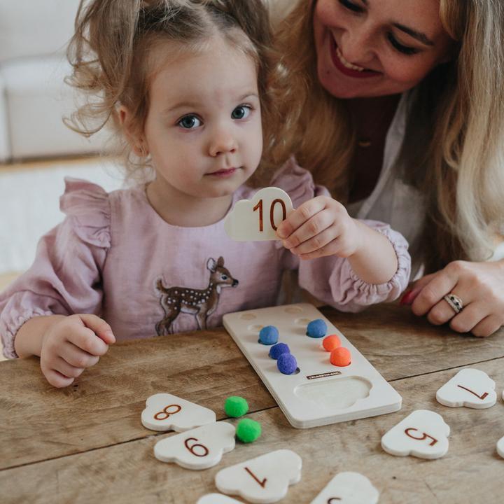 Actual product image Intellectiki Educational Felt Clouds