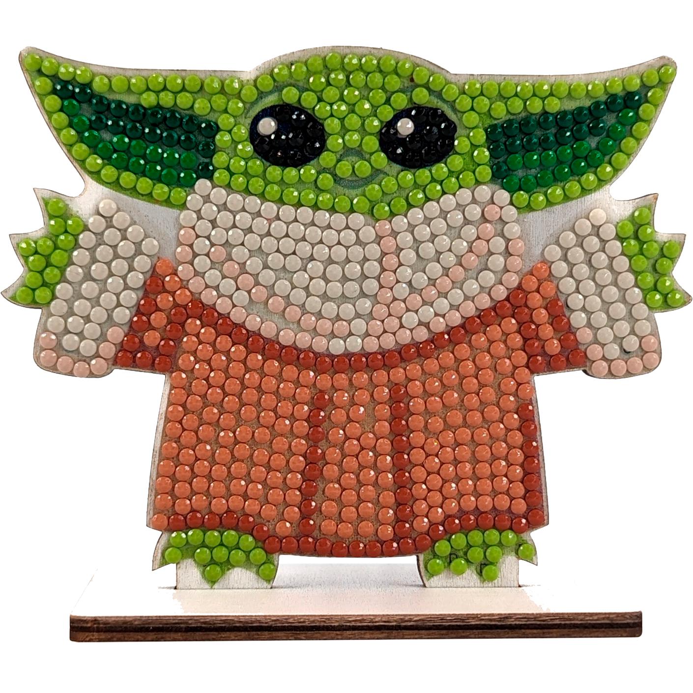 Craft Buddy Grogu, Crystal Art Figur ca. 11x8cm