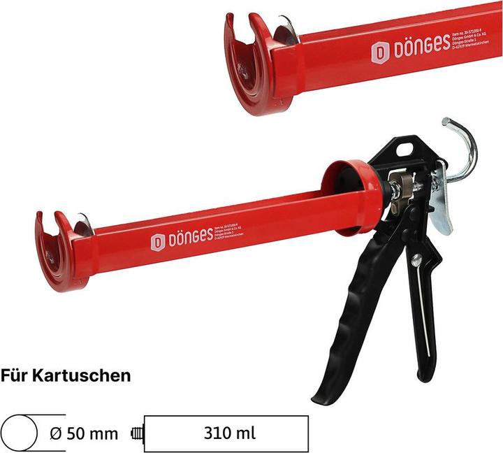 Actual product image Dönges Cartridge gun PROFI
