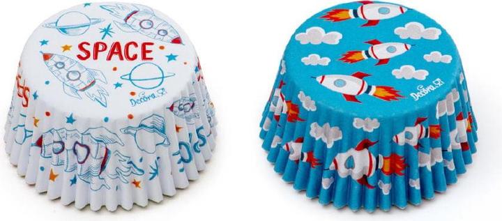 Produktbild Decora Cupcake Förmchen Raumschiff (5 cm)