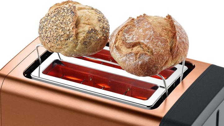 Productafbeelding Bosch Hausgeräte TAT4P429 broodrooster 2 sneetjes Zwart, Bruin