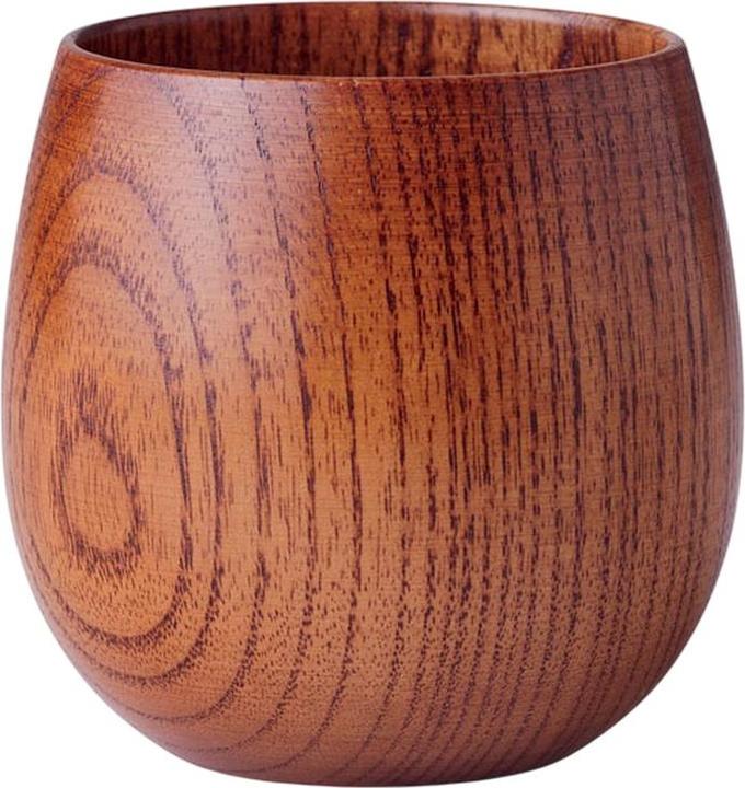 Produktbild MidOcean Henkelloser Becher Ovalis Eiche 250ml (250 ml)
