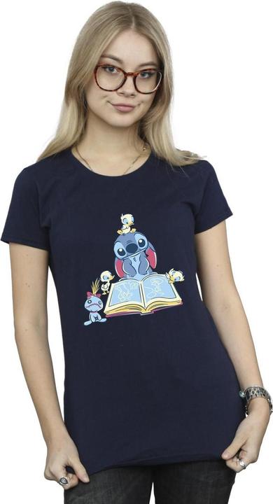Immagine prodotto Disney Lilo & Stitch Reading A Book Maglietta Donna (XXL)