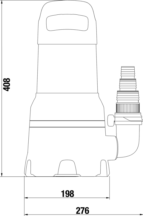 Immagine prodotto Gardena Pompa sommergibile per acque reflue 25000 (Pompa per acque cariche)