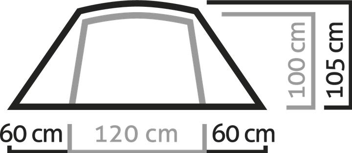 Actual product image Salewa Denali II (Dome tent, 2.40 kg, 2 persons)