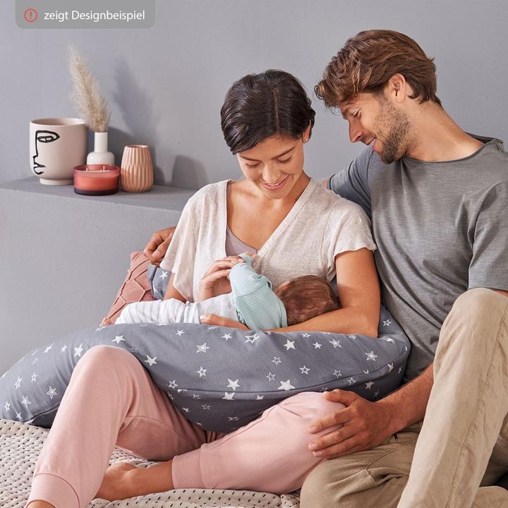 Actual product image Theraline Nursing pillow replacement cover for nursing pillow The Original - fine knit (190 cm)