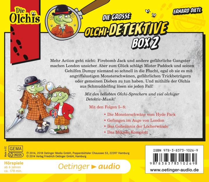 Produktbild Die grosse Olchi-Detektive Box 2 (4CD) (Erhard Dietl, Barbara Iland-Olschewski, Deutsch)