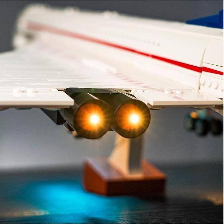 Image du produit BrickBling Kit d'éclairage LED pour LEGO Concorde (10318)
