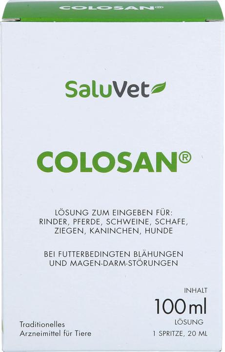 Actual product image Colosan Dr Schaette solution for feed-related flatulence and gastrointestinal disorders for cattle (100 ml)
