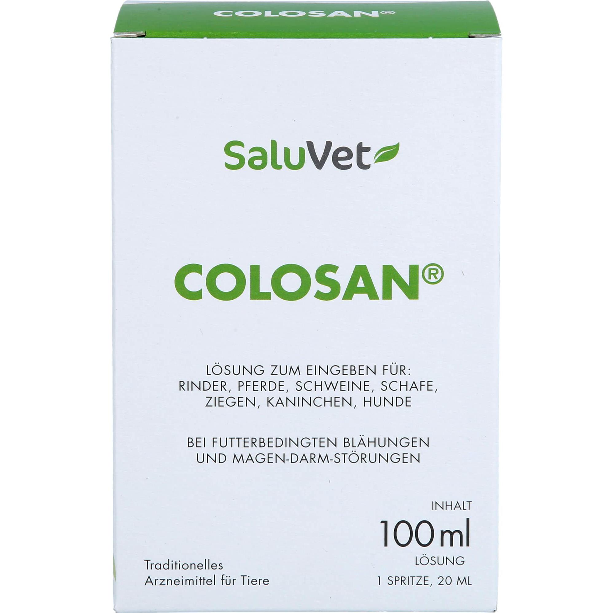 Thumbnail - Colosan Dr. Schaette Lösung bei futterbedingten Blähungen und Magen-Darm-Störungen für Rinder, Pferd (100 ml), Tierpfleg...
