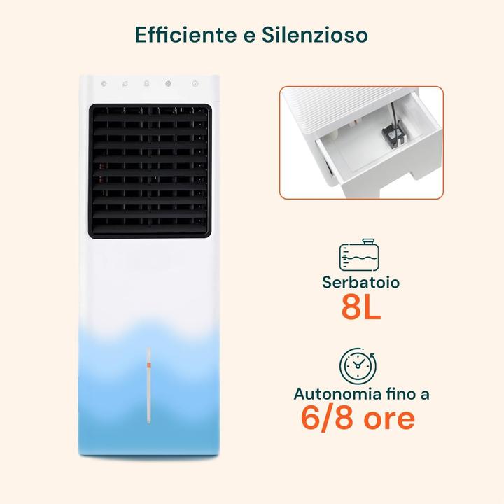 Produktbild Avilia Luchtkoeler mit Kalt-/Warmfunktion, 8-Liter-Tank, Fernbedienung, Touch-Control und Ionisator
