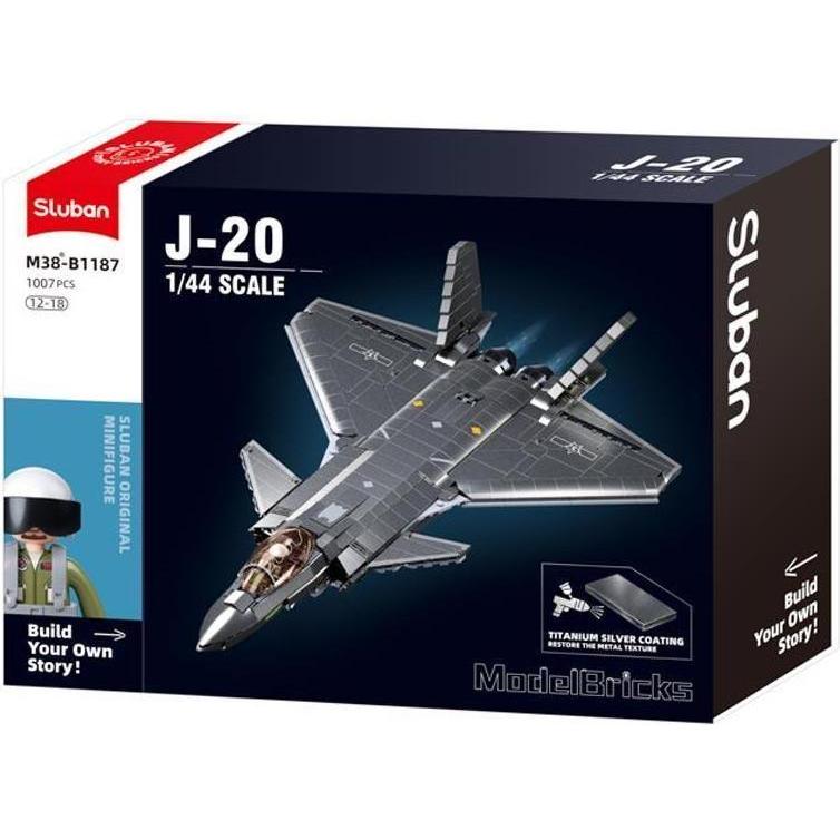 Sluban SL96057 - Tarnkappenflugzeug J20SS (SL96057)