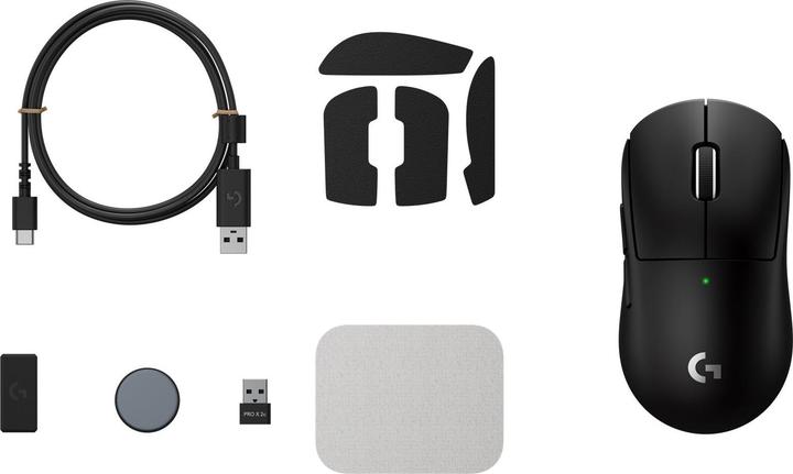Actual product image Logitech Pro X Superlight 2c Wireless (Cable, Wireless)