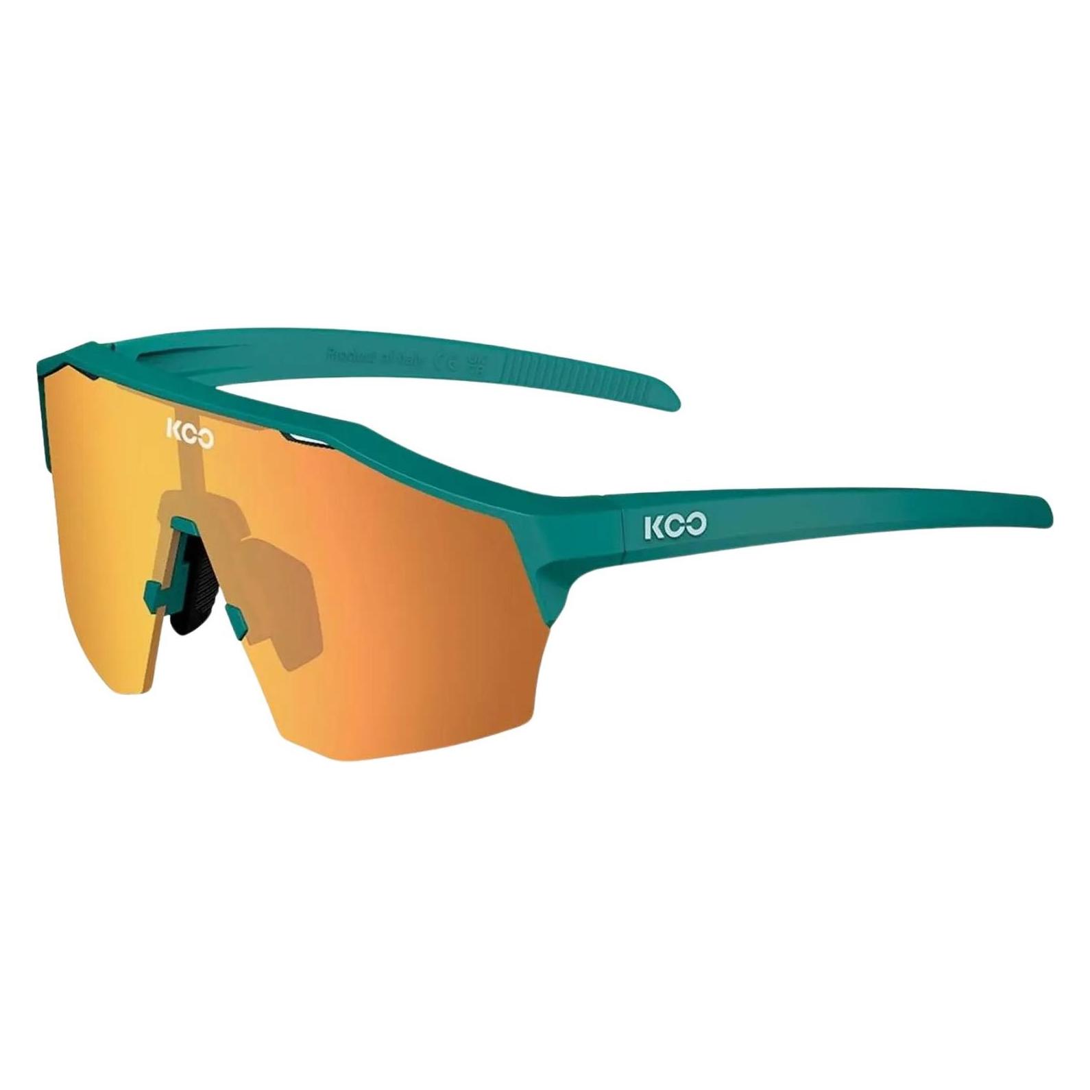 Koo, Unisex, Sportbrille, Alibi (Persian Green Matt Orange, Orange), Orange