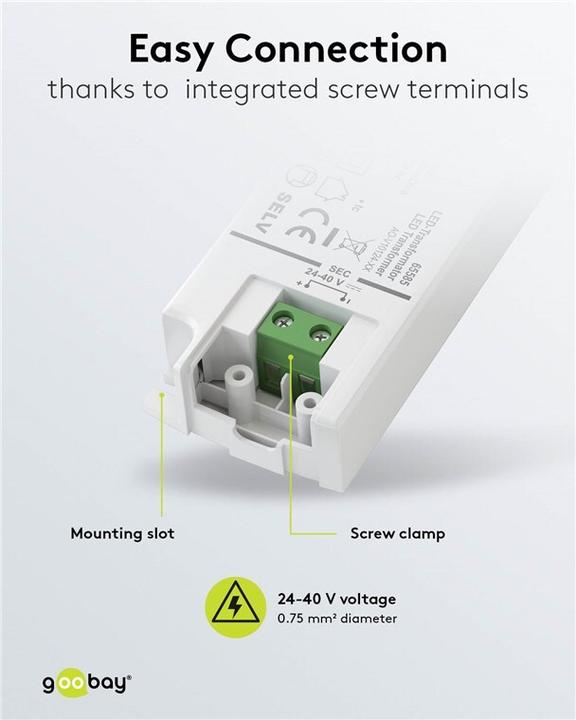 Actual product image Goobay LED constant current transformer