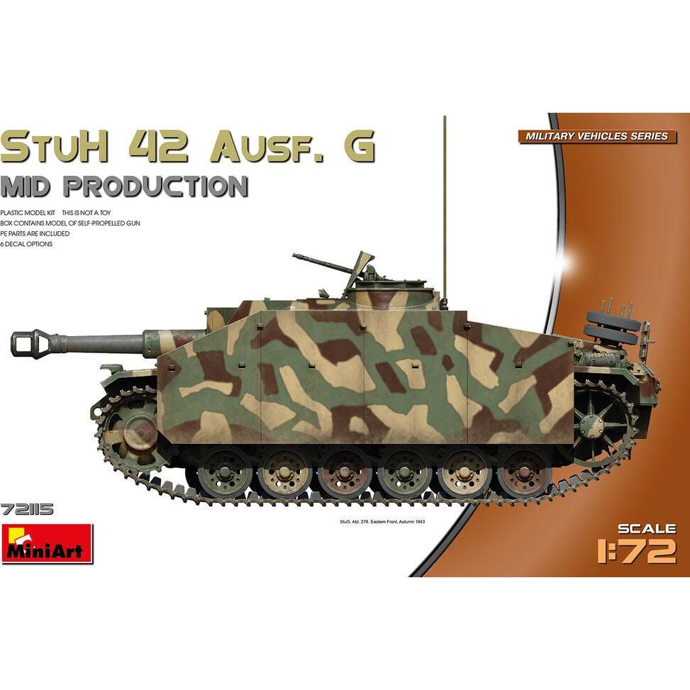 Mini art 1:72 StuH 42 Ausf. G Mit. Produktion (550072115)