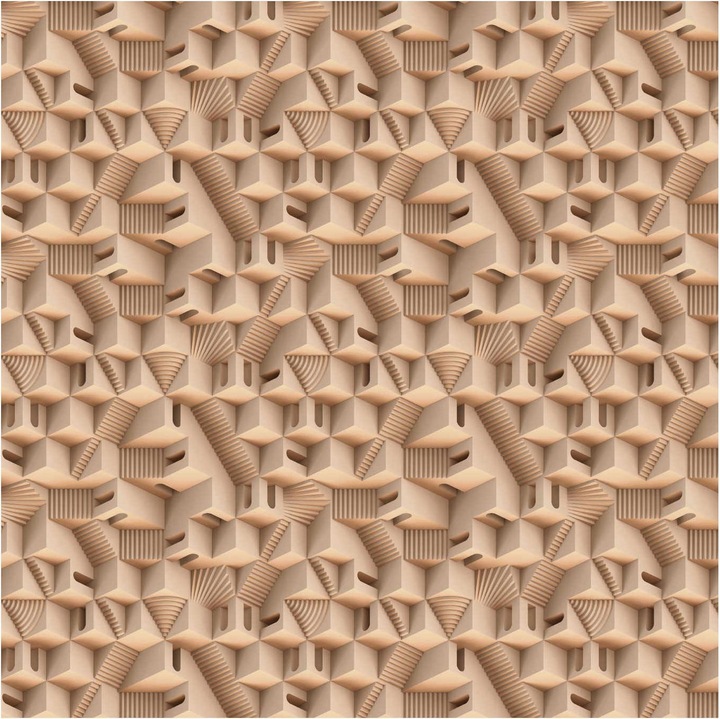 Actual product image Moooi Maze carpet (250 x 250 cm)