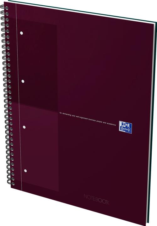 Produktbild Oxford Notebook Oxfint 160p A4+ Rig C/m 30 Le (A4, Liniert, Harter Einband)