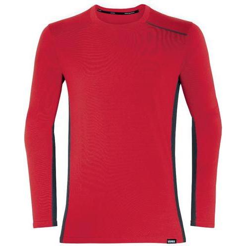 Uvex Safety, Arbeitsjacke, Longsleeve uvex suXXeed industry rot XL (XL)