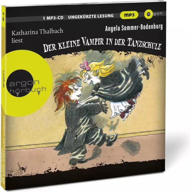 Productafbeelding De kleine vampier op de dansschool (Amelie Glienke, Angela Sommer-Bodenburg, Dirk Kauffels, Henrik Albrecht, Katharina Thalbach, Duits)