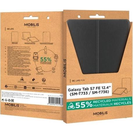 Thumbnail - Mobilis RE LIFE CASE GALAXY TAB S7 FE 12.4IN (SM-T733/SM-T736) (Galaxy Tab S7 FE), Tablet Hülle, Schwarz