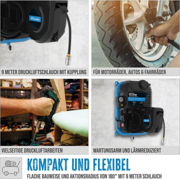 Actual product image Güde Wandkompressor (2 l, 8 bar)