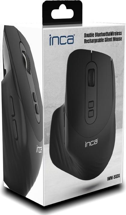 Actual product image Inca Maus IWM-553S Ergonomisch, wireless, BT1 5.0+BT2 5.0 (Wireless)
