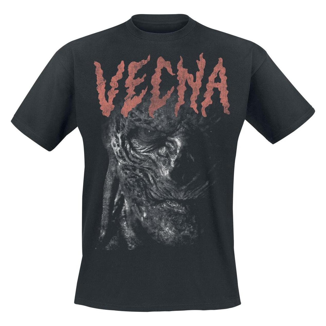 Universal Textiles, Herren, Shirts, Season 5 - Vecna - Face, Schwarz, (L)