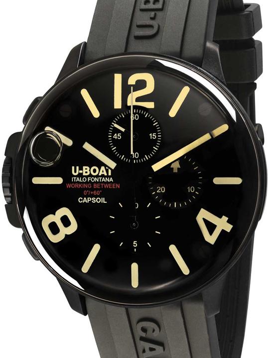 Immagine prodotto U-Boat 8109/D Capsoil Chrono DLC 45mm 10ATM (Cronografo, 45 mm)