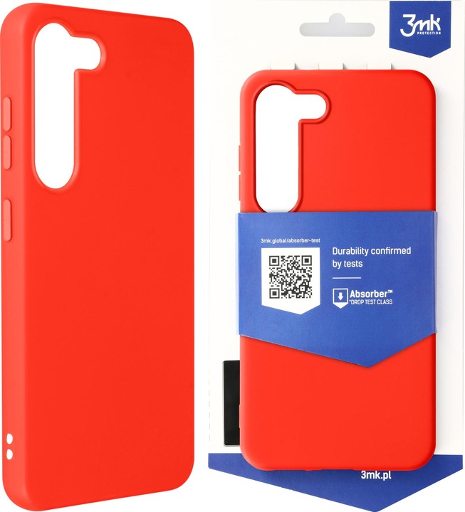 Produktbild 3MK Matt Case Soft Touch Silikonhülle Series (Samsung Galaxy S23+)