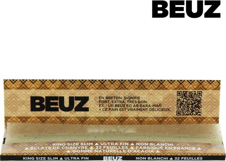 Produktbild Beuz Papers King Size Slim Star Unbleached 1pc