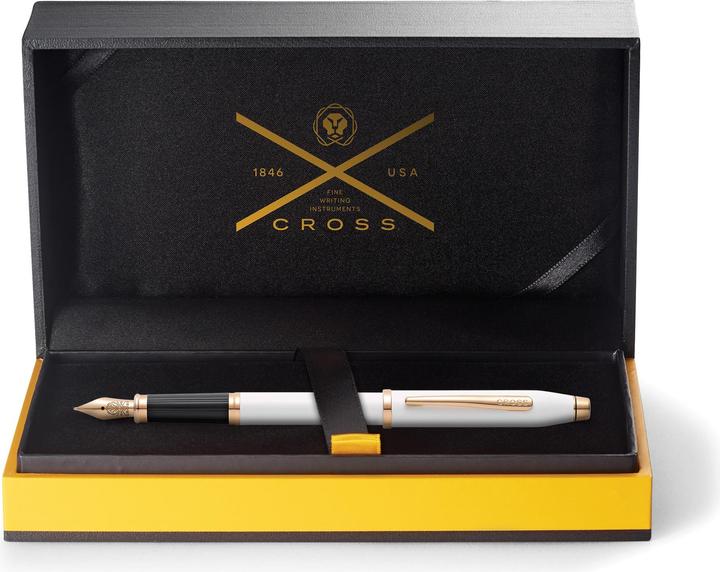 Produktbild Cross CENTURY Füllhalter (Weiss, Rosegold, 1 x)