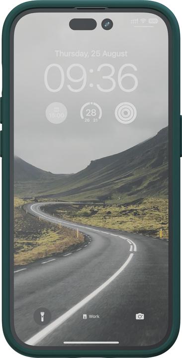 Image du produit Njord Étui rigide Salm.Leather Magsafe vert (Apple iPhone 14 Pro)