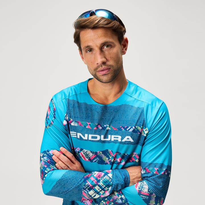 Actual product image Endura Patchwork Ltd Printed L/S Tee Bab (XXL)