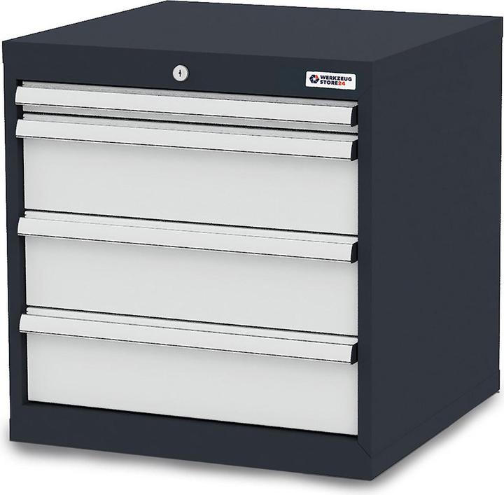 Produktbild Werkzeugstore24 Schubladenschrank Schubladen: 1 x 50 3 x 150B x T x H 600 x 575 x 620 mm - -100188 (60 cm, 62 cm)
